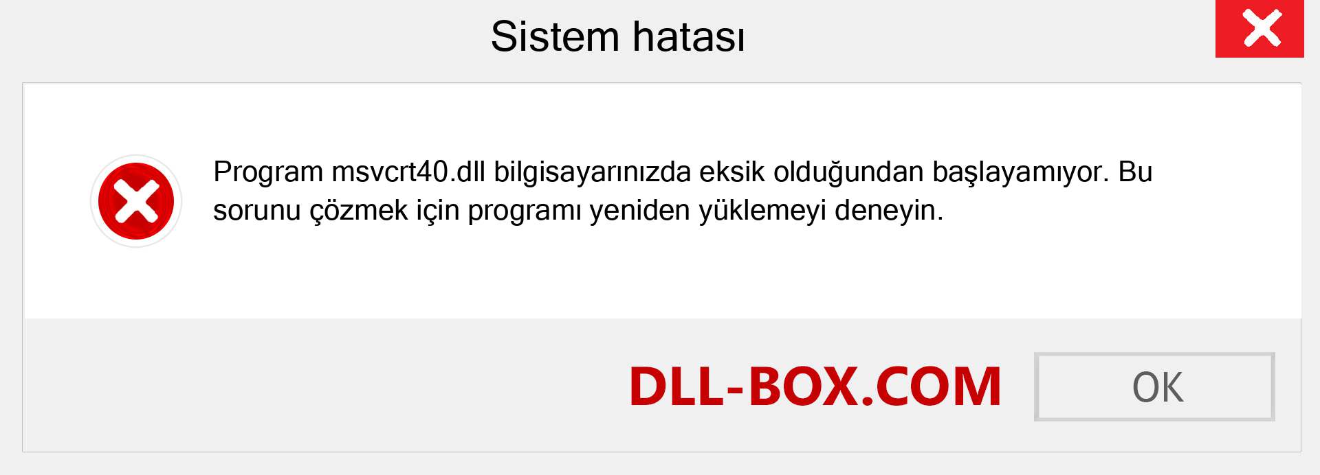 msvcrt40.dll dosyası eksik mi? Windows 7, 8, 10 için İndirin - Windows'ta msvcrt40 dll Eksik Hatasını Düzeltin, fotoğraflar, resimler